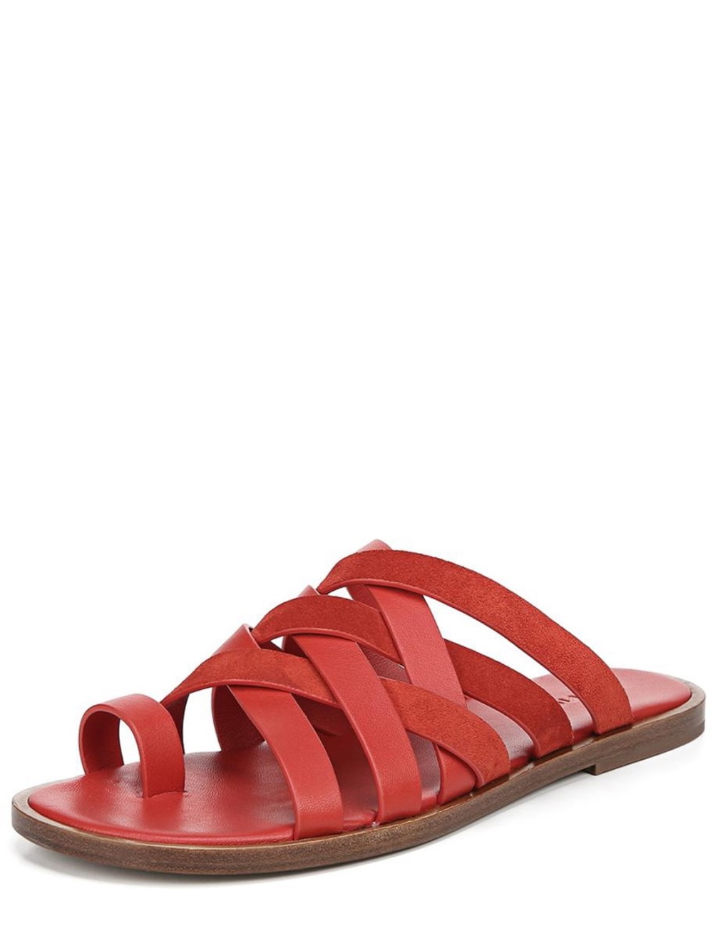 VINCE Piers Strappy Leather & Suede Sandals 7.5